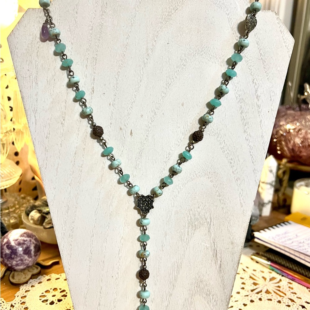 Holiday Rosary Lucky Brand Necklace